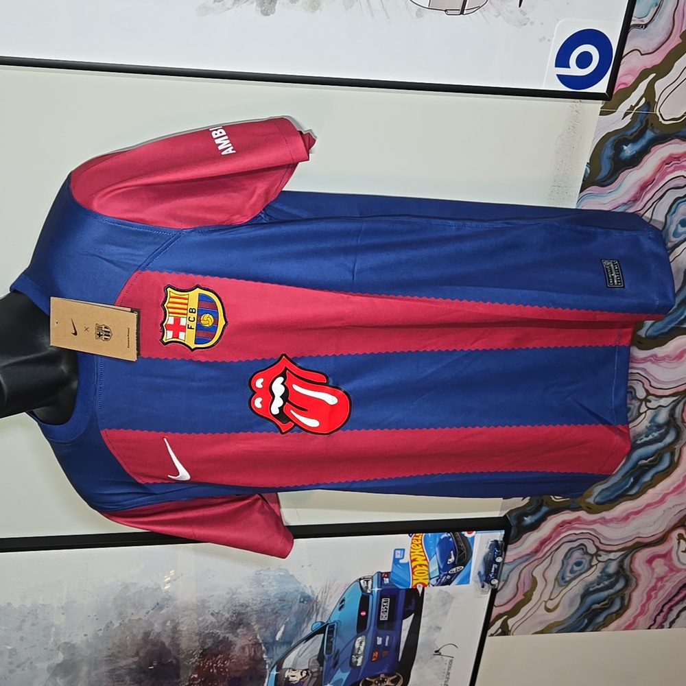 F.C. Barcelona X Rolling Stones 24/25 Home Kit Fan Jersey - Picture 2 of 9